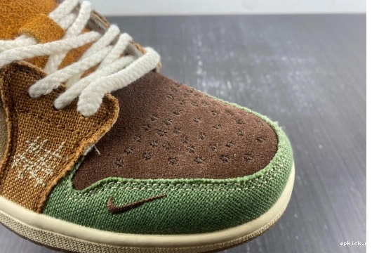 Rep EP Retro Zion Williamson DZ7292-200 OG Low Jordan 1 Voodoo DZ7292-200 0211